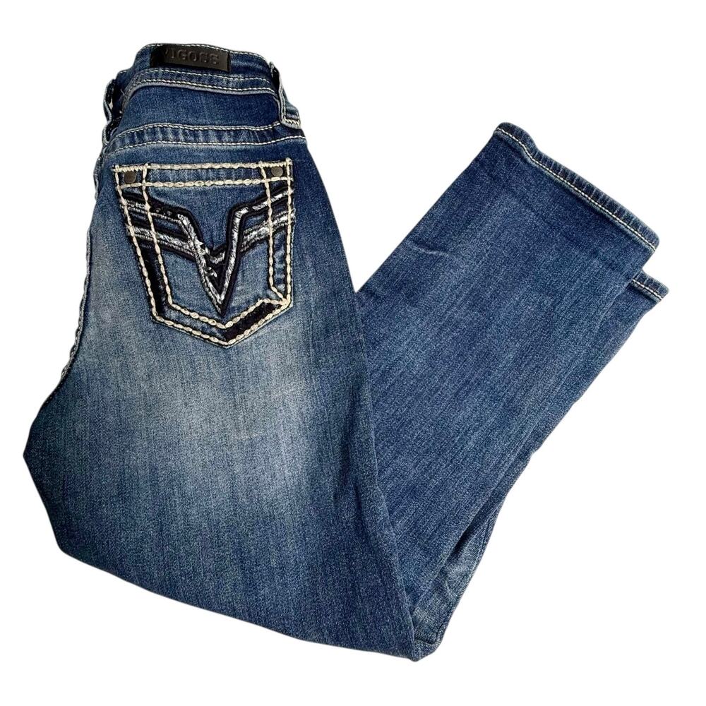 Vigoss Women's Straight Leg Jeans - Blue